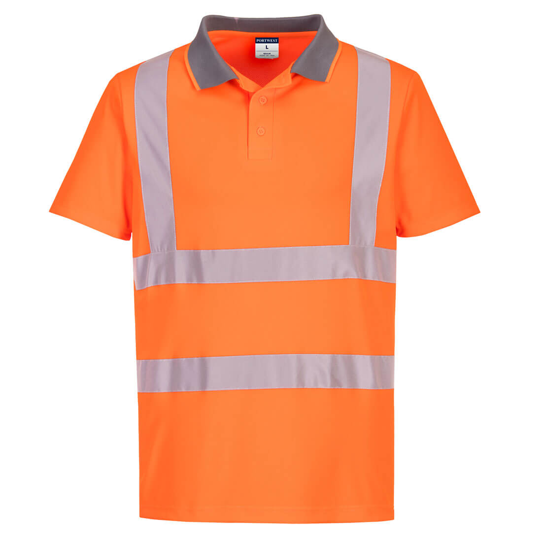 Eco Warnschutz Poloshirt kurzarm (6er Pack) - Orange (ORR)