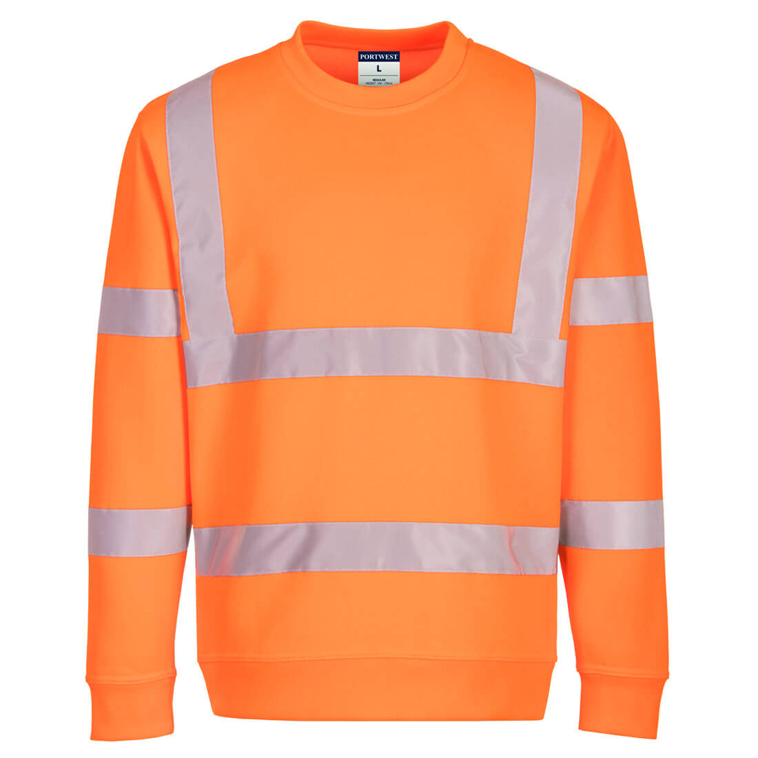 Eco Warnschutz Sweatshirt - Orange (ORR)