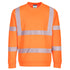 Eco Warnschutz Sweatshirt - Orange (ORR)