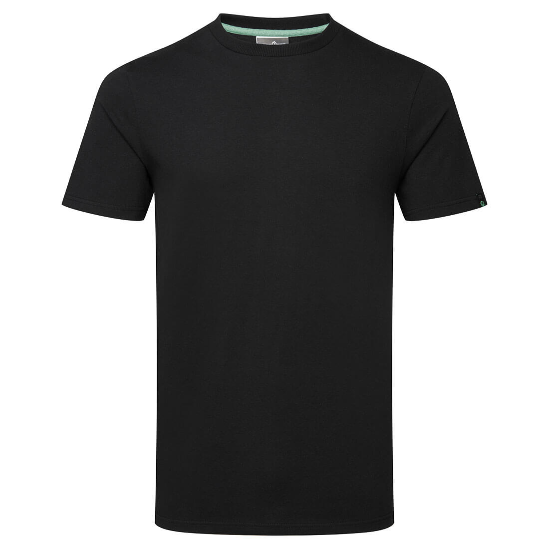 Recycelbares T-Shirt aus Bio-Baumwolle - Schwarz (BKR)