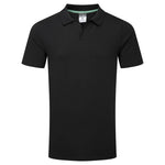 Polo-Shirt aus 100%iger wiederverwertbarer Bio-Baumwolle - Schwarz (BKR)