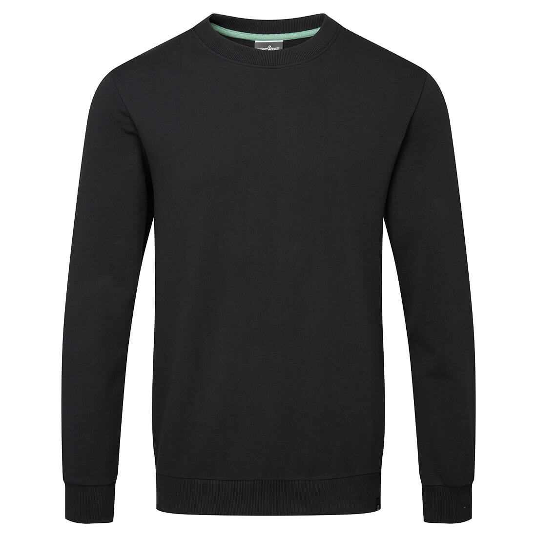 Recycelbares Sweatshirt aus Bio-Baumwolle - Schwarz (BKR)
