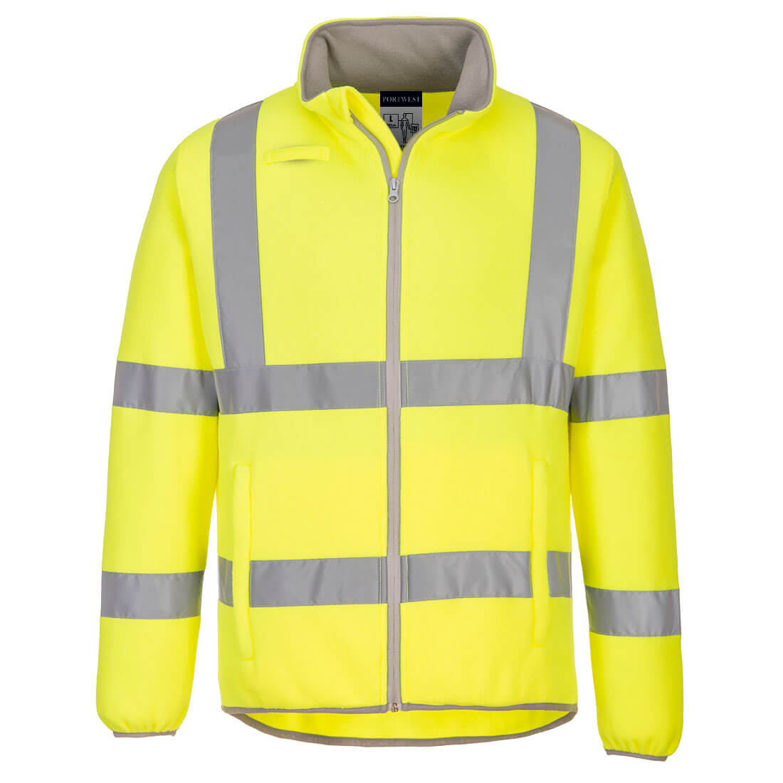 Eco Hi-Vis Fleece-Jacke - Gelb (YER)