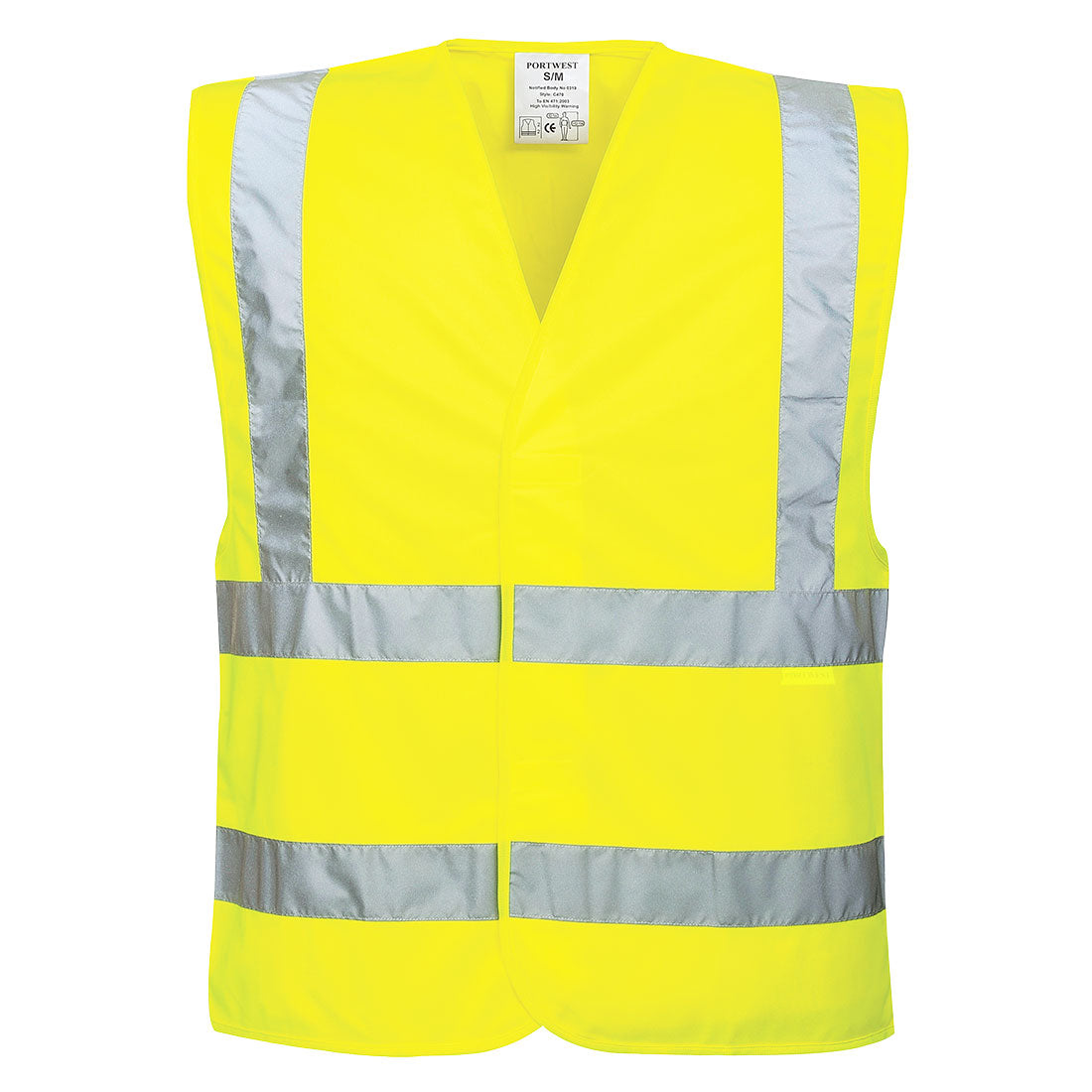 Eco Warnschutz Weste (10er Pack) - Gelb (YER)