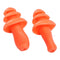 Wiederverwendbare TPR-Gehörschutzstöpsel (50 Paar) - Orange (ORR)