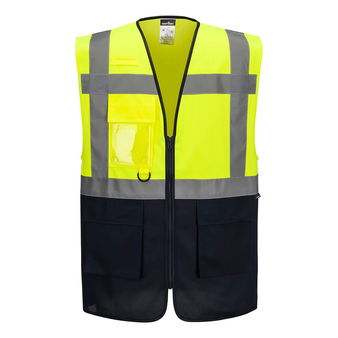 ES1 Essential Contrast Vest - Gelb/Marine (YNR)