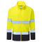 ES1 Essential Contrast Fleece - Gelb/Marine (YNR)