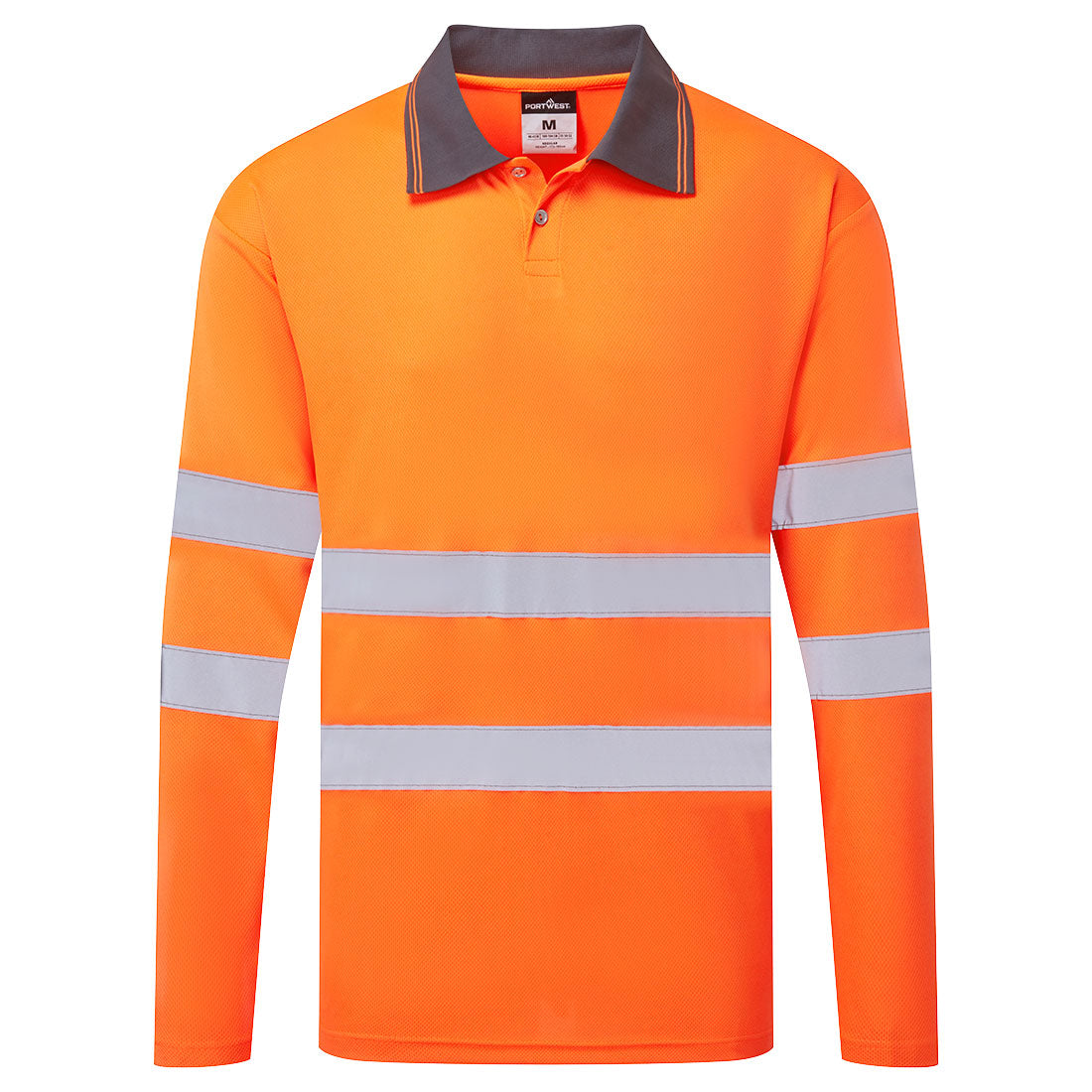 ES1 Essential HV PoloShirt L/S - Orange (ORR)