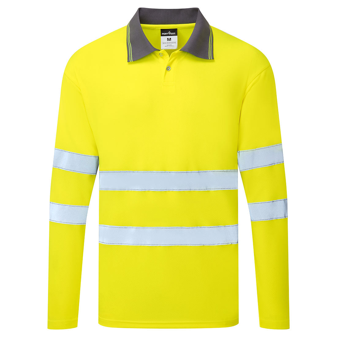 ES1 Essential HV PoloShirt L/S - Gelb (YER)