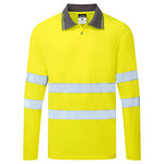 ES1 Essential HV PoloShirt L/S - Gelb (YER)