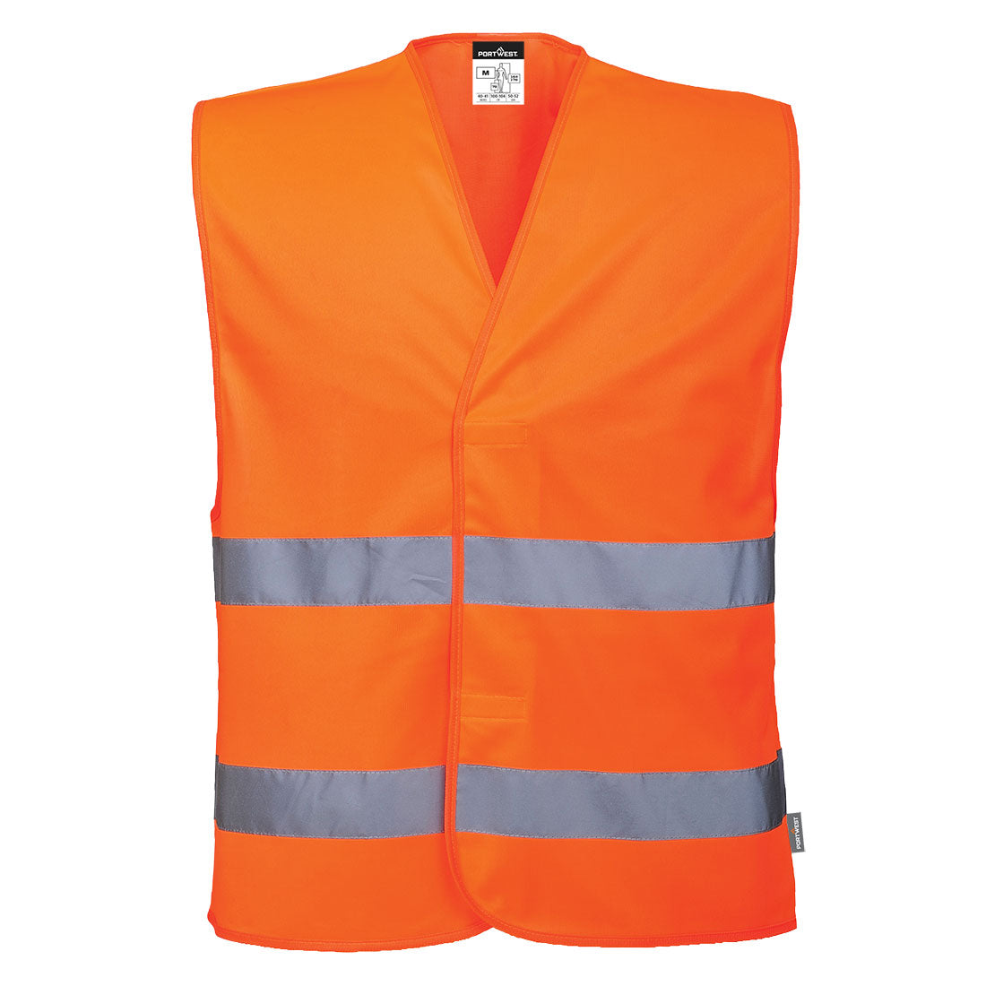 ES1 Essential HV Two Band Vest - Orange (ORR)
