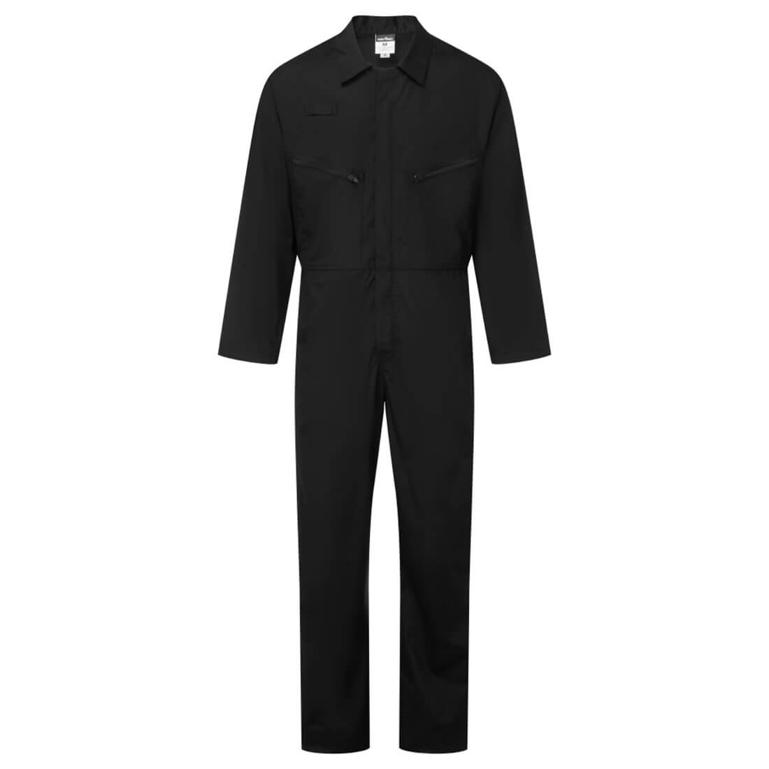 ES1 Essential Zip Boilersuit - Schwarz (BKR)