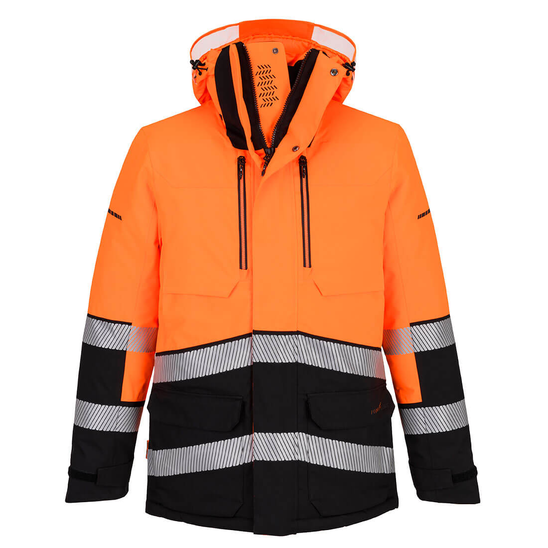 EV4 Hi-Vis Expeditions Parka - Orange/Schwarz (OBR)