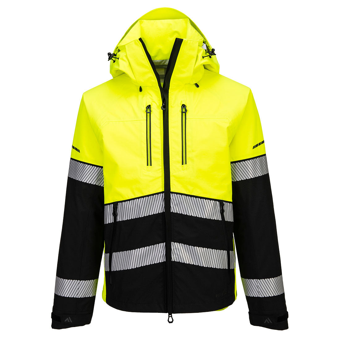 EV4 Hi-Vis Shell Jacke (3L) - Gelb/Schwarz (YBR)