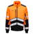 EV4 Hi-Vis Softshell Pilotjacke (3L) - Orange/Schwarz (OBR)
