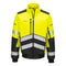 EV4 Hi-Vis Softshell Pilotjacke (3L) - Gelb/Schwarz (YBR)
