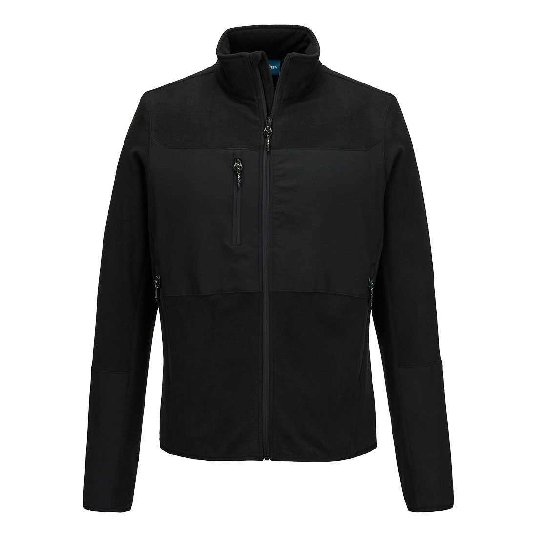 EV4 Stretch Fleecejacke - komplett schwarz (ABR)