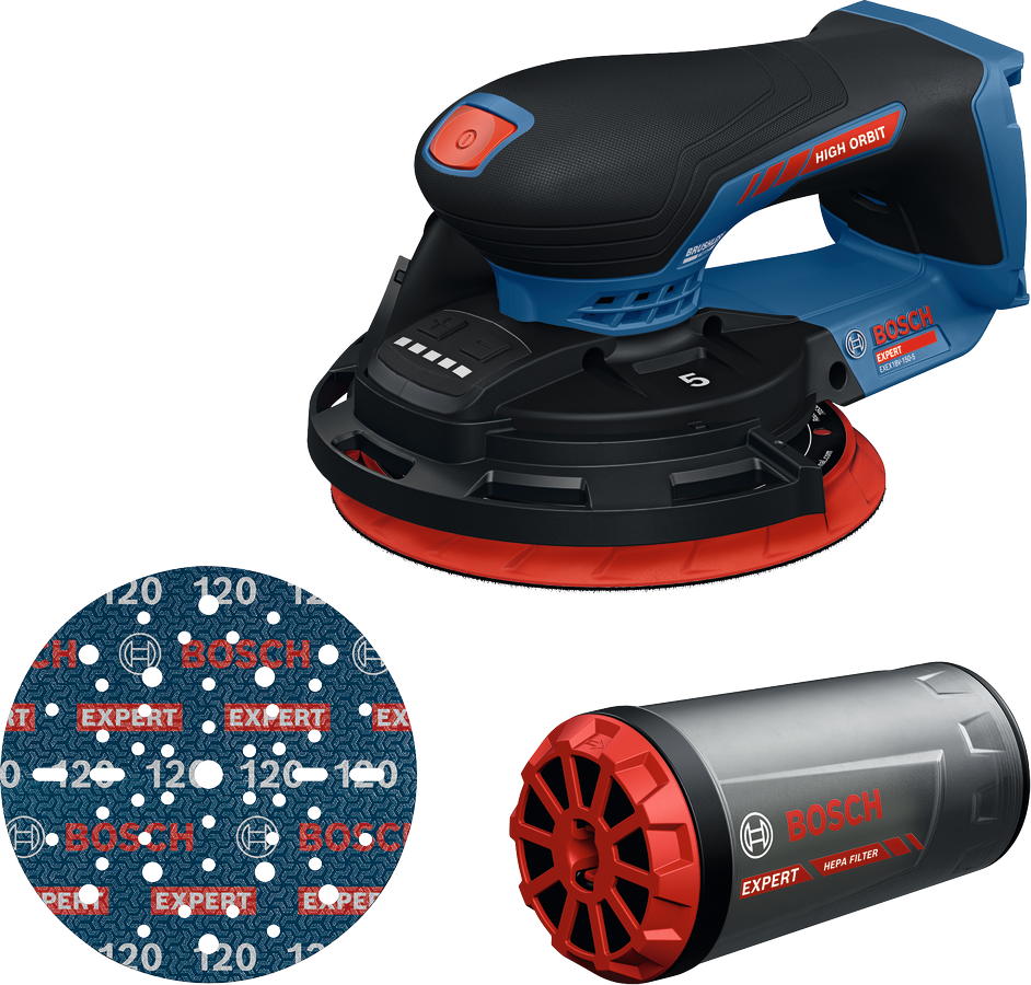 Bosch EXPERT Akku-Exzenterschleifer EXEX18V-150-5 - MELTEC GmbH