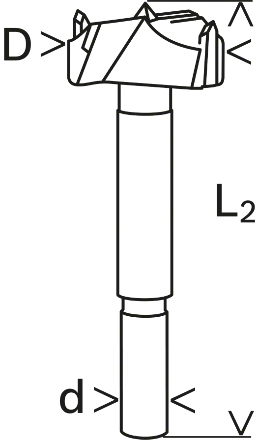 Bosch EXPERT Laminated Wood Scharnierlochbohrer