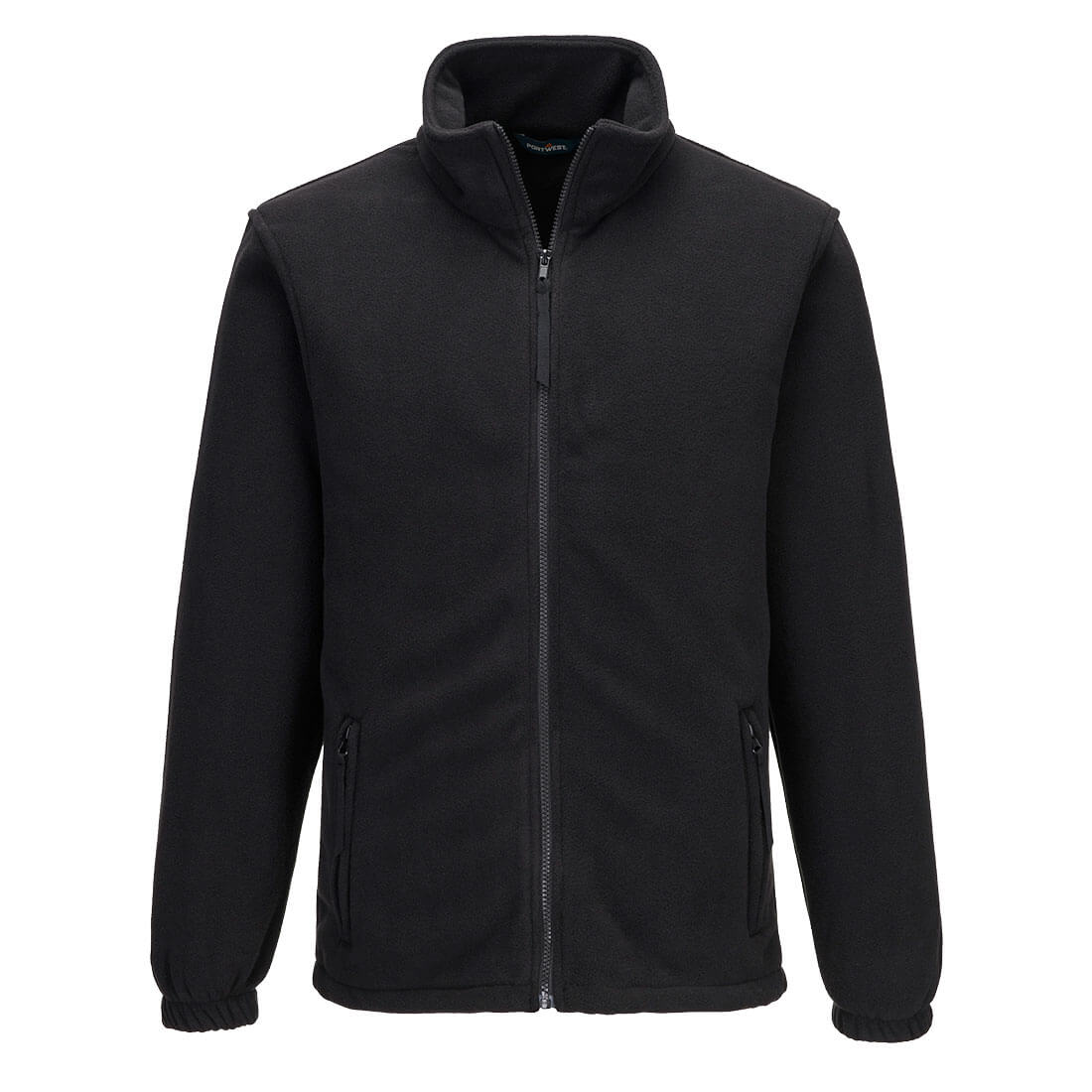 Aran Fleecejacke - Schwarz (BKR)