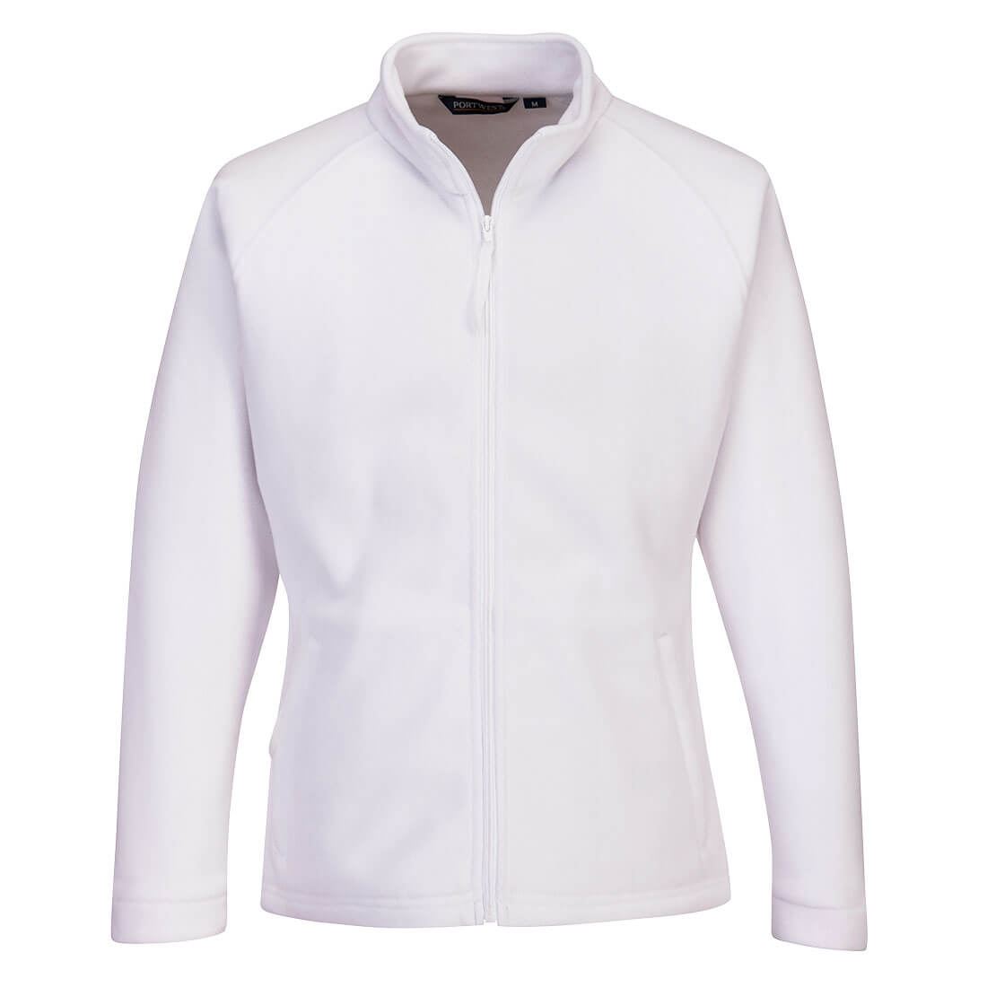 Damen Aran Fleecejacke - Weiss (WHR)