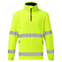 Hi-Vis Fleecepullover mit 1/2 Reißverschluss - Gelb (YER)