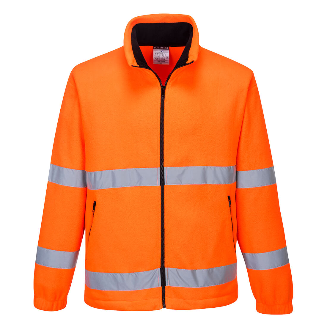Hi-Vis Windbreaker Fleecejacke - Orange (ORR)
