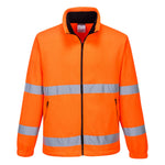 Hi-Vis Windbreaker Fleecejacke - Orange (ORR)