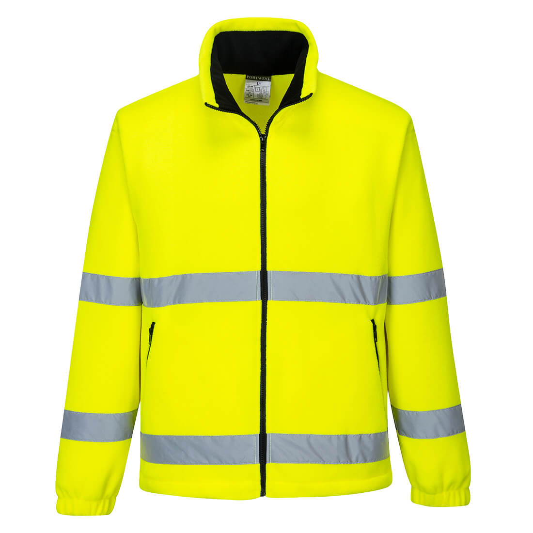 Hi-Vis Windbreaker Fleecejacke - Gelb (YER)