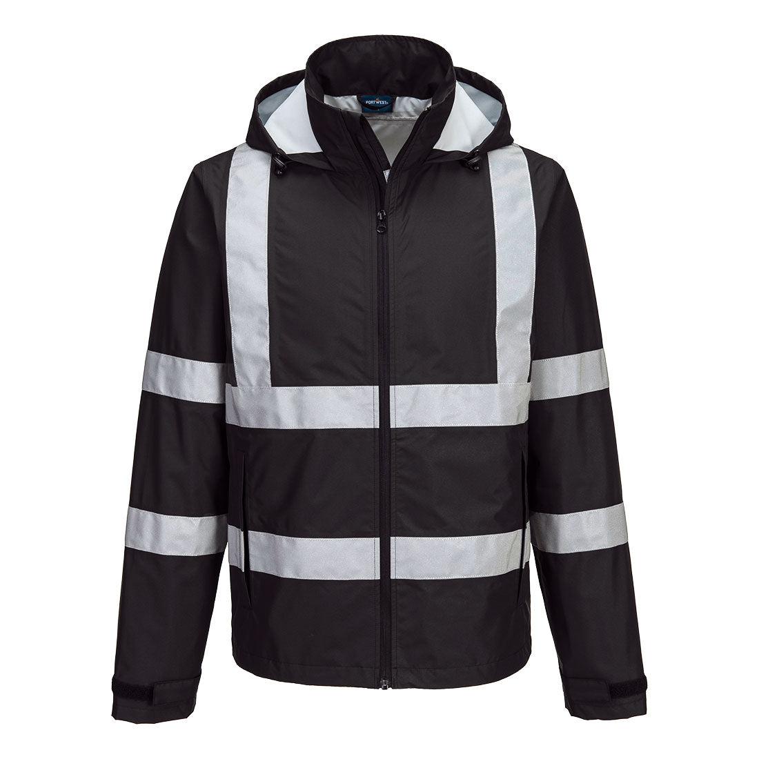 Iona leichte und packbare Jacke - Schwarz (BKR)