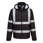 Iona leichte und packbare Jacke - Schwarz (BKR)