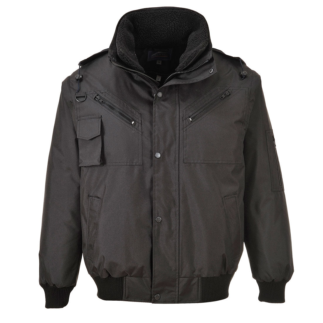 4-in-1 Pilotjacke - Schwarz (BKR)