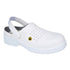 Perforierter Portwest Compositelite ESD Sicherheits-Clog SB AE - Weiss (WHR)