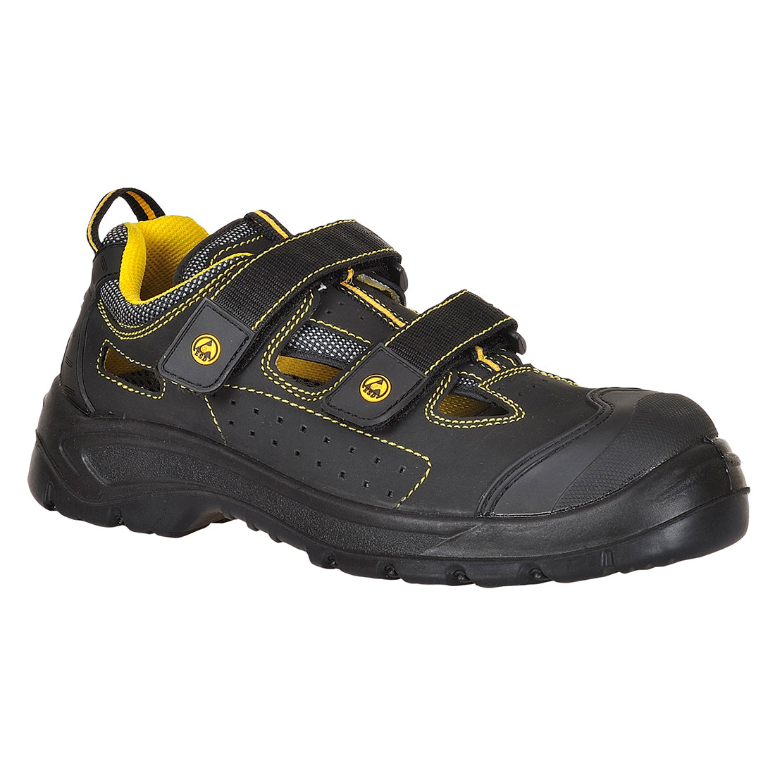 Portwest Compositelite ESD Sandale Tagus S1P - Schwarz (BKR)