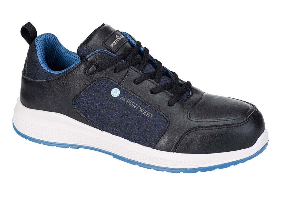 Öko-Composite-Trainer S3S SR - Schwarz/Blau (BKB)