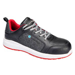 Öko-Composite-Trainer S3S SR - Schwarz/rot (BKD)