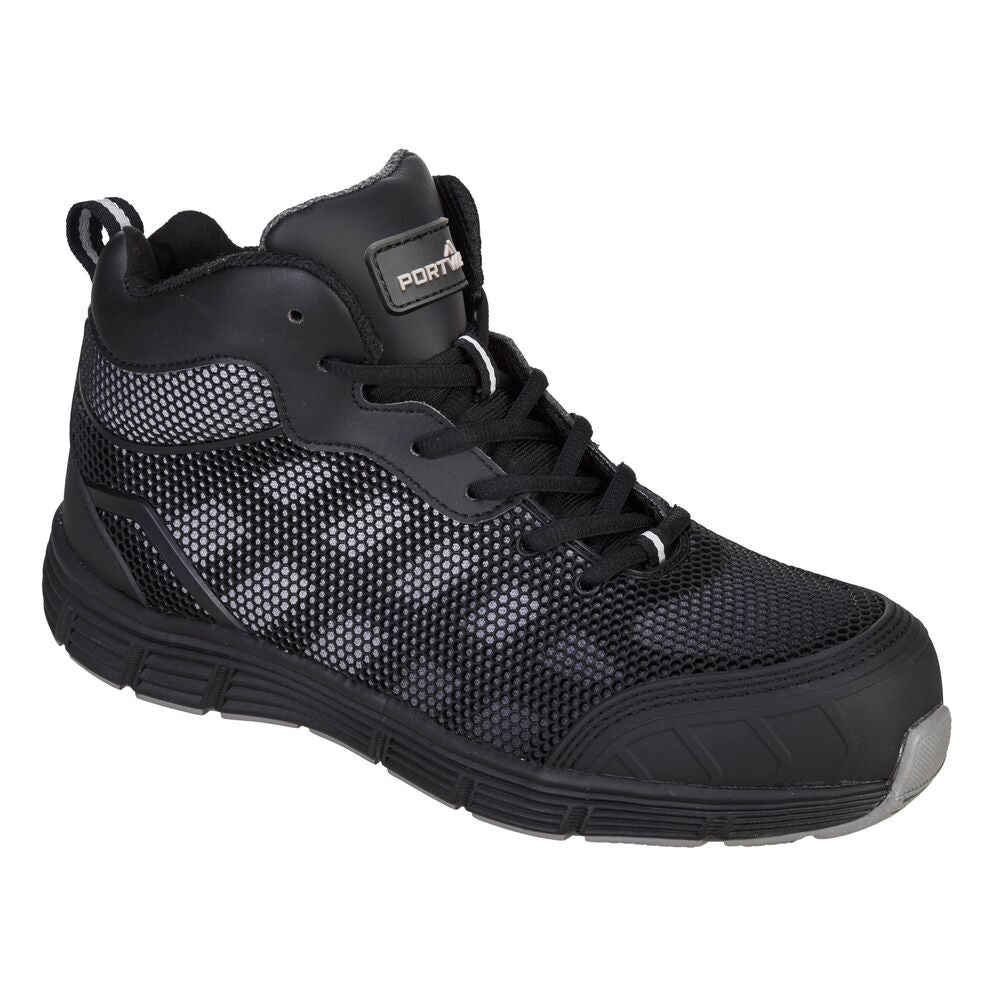 Portwest Compositelite Derwent Sicherheitsschuh S1P - Schwarz/Grau (BKG)