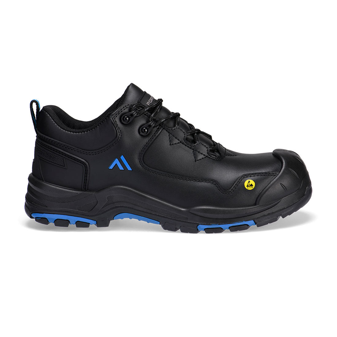 Apex Compositelite-Schuh S3S ESD HRO SR SC FO - Schwarz/Blau (BKB)