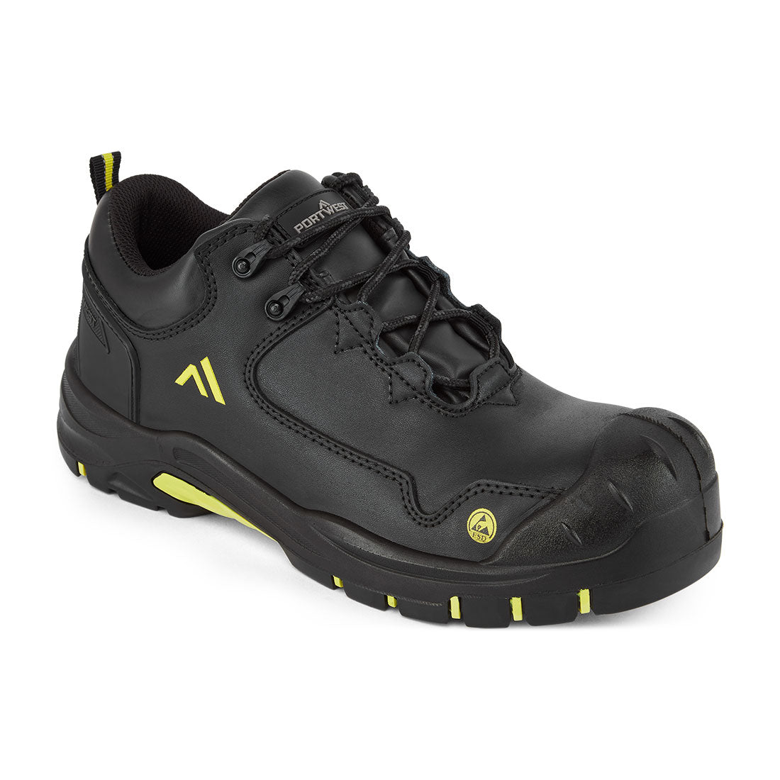 Apex Compositelite-Schuh S3S ESD HRO SR SC FO - Schwarz/Gelb (BKY)