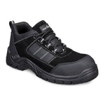 Composite Wildleder-Halbschuh aus Verbundwerkstoff S1 SR FO - Schwarz (BKR)