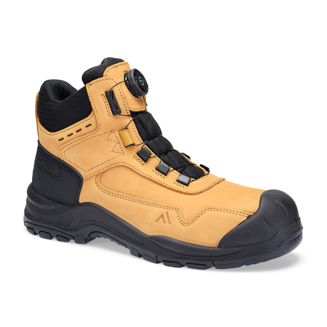 Stahlnubuk-Stiefelette S3 HRO SR FO SC - Weizen (WHE)