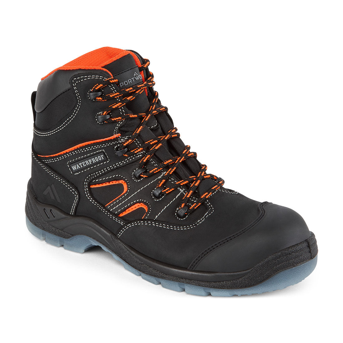 Portwest Compositelite Allwetter Stiefel S3 WR - Schwarz (BKR)