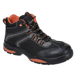 Composite Stiefelette aus Nubukleder  S3S HRO FO SR - Schwarz (BKR)