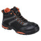 Composite Stiefelette aus Nubukleder  S3S HRO FO SR - Schwarz (BKR)