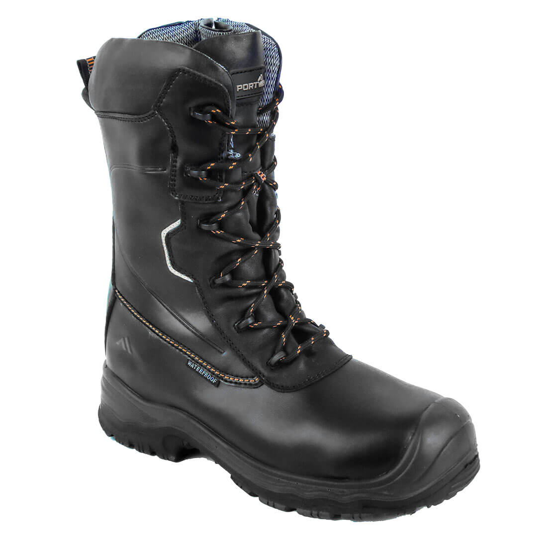 Portwest Compositelite Traction 10 inch (25cm) Sicherheitsstiefel S3 HRO CI WR - Schwarz (BKR)