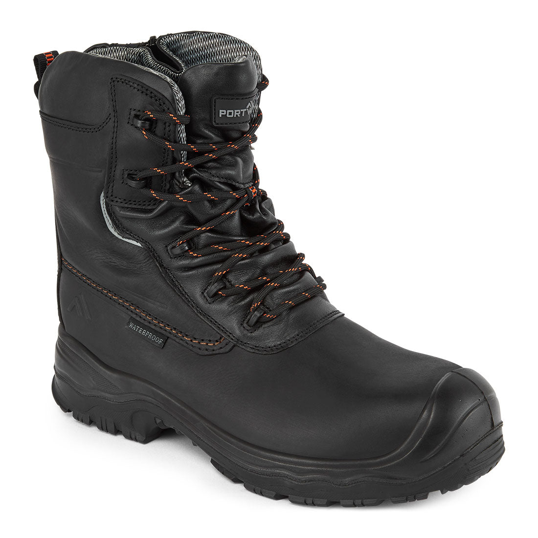 Portwest Compositelite Traction 7 Zoll (18cm) Sicherheitsstiefel S7L ESD HRO CI FO - Schwarz (BKR)