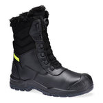 Stahl Leder Winterstiefel S3L SC HRO CI SR - Schwarz (BKR)