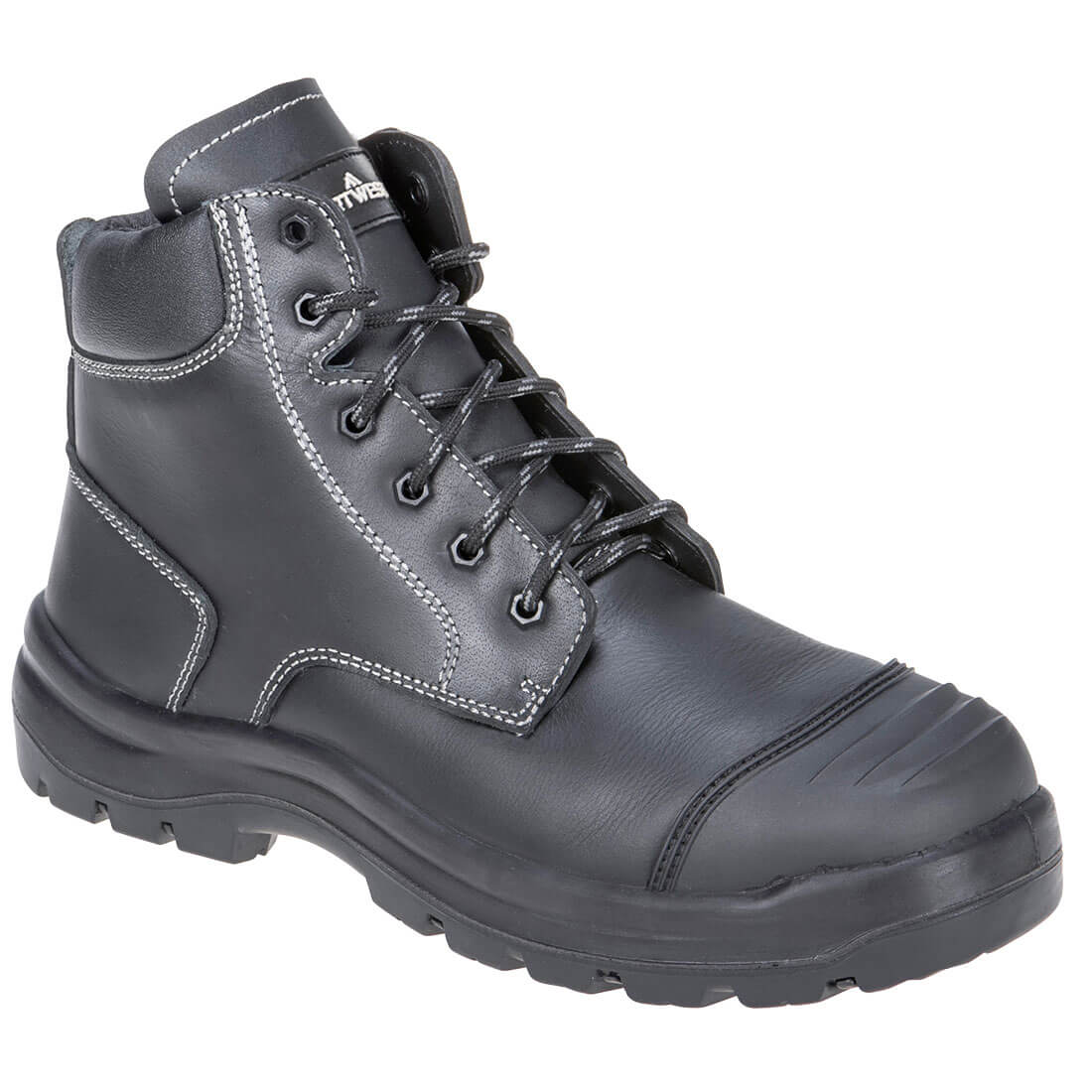 Clyde Sicherheitsstiefel S3 HRO CI HI FO - Schwarz (BKR)