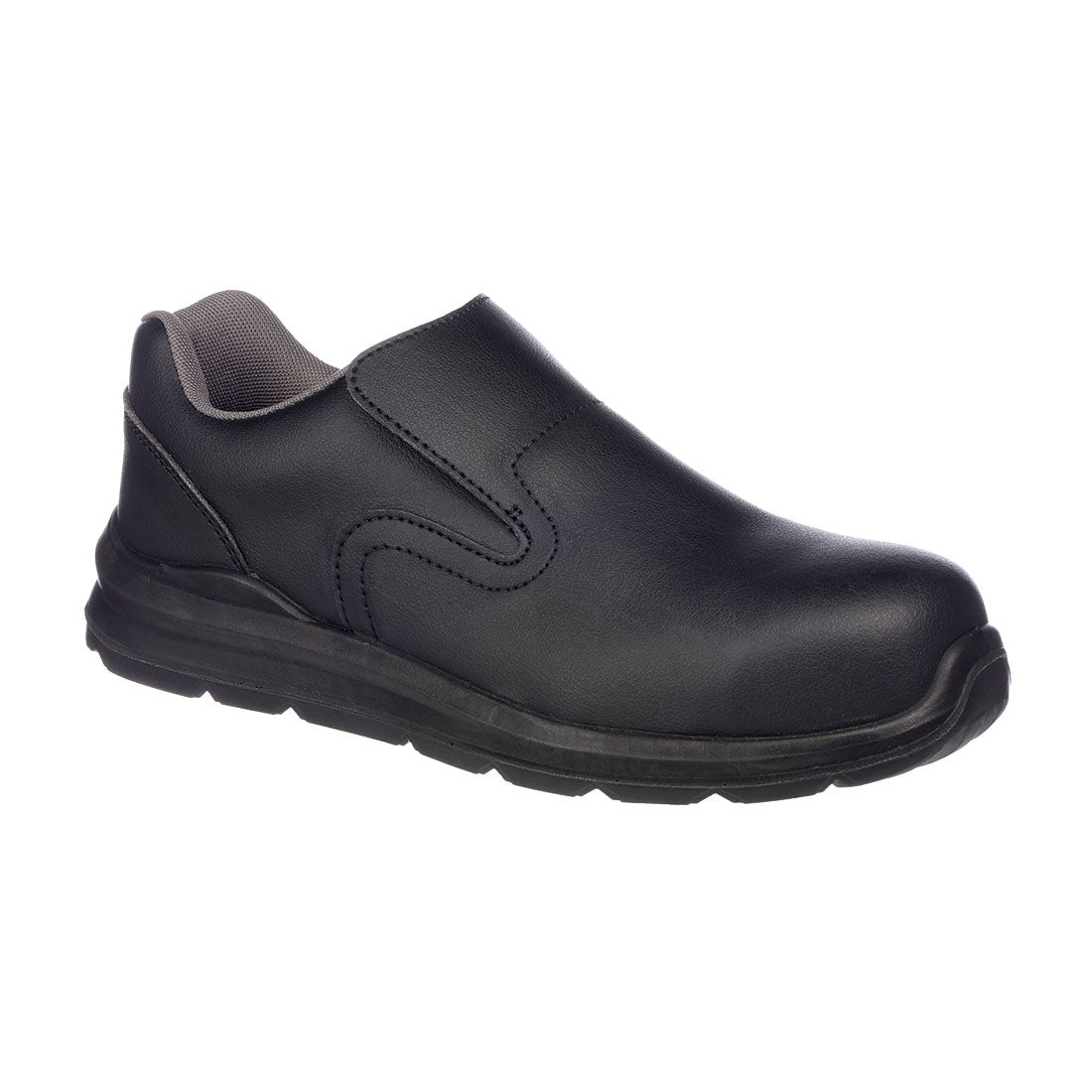 Portwest Compositelite Slip On Sicherheitstrainer - Schwarz (BKR)