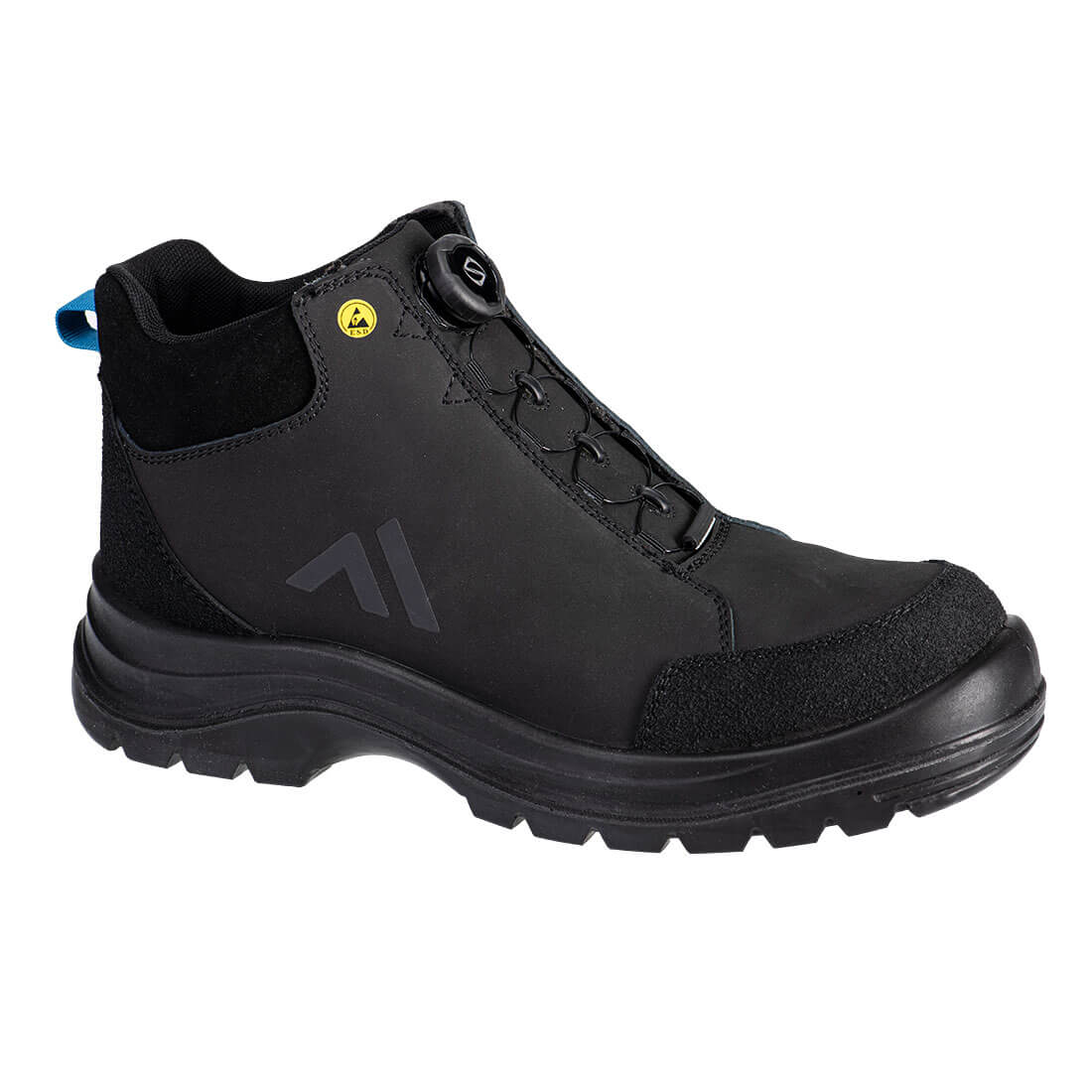 Girder Composite Mid Boot S3S ESD SR FO - Schwarz/Blau (BKB)